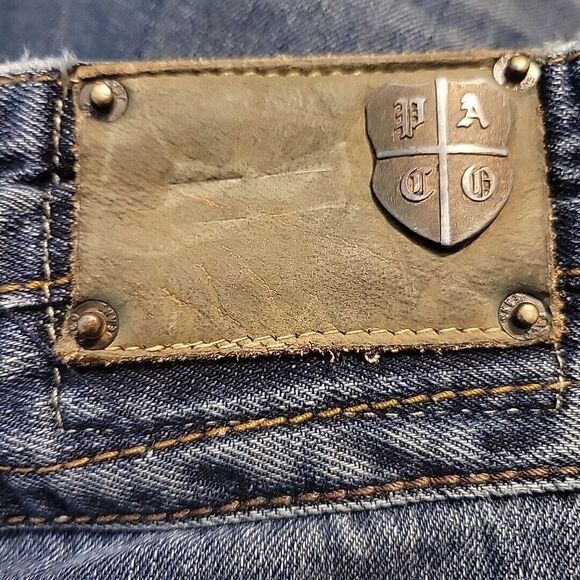 Vintage PACO Jeans Mens 36X30.5 Blue Baggy Y2K‎ Loose Denim Hip Hop Throwback - Picture 6 of 14